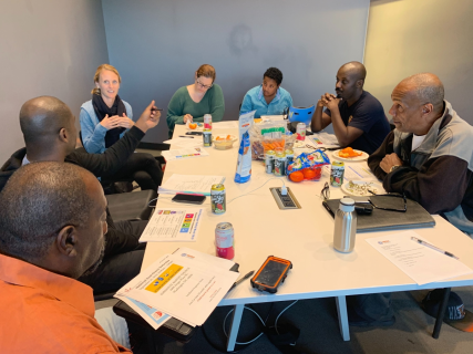 older adults talking older adults talking